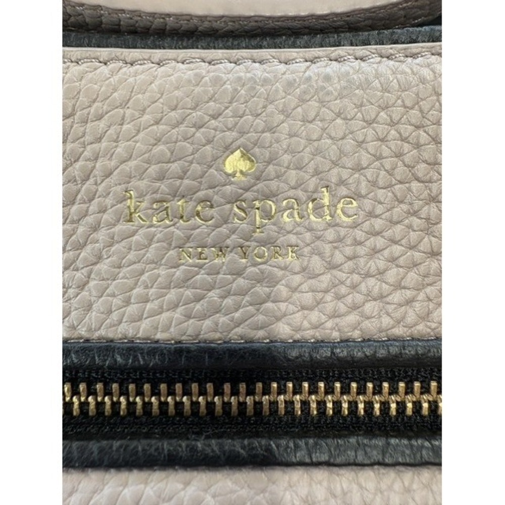 Kate Spade New York WKRU4073 Warm Taupe Pebbled Leather Crossbody Bag Tassel - Picture 9 of 9